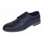 Pantofi barbati casual, eleganti din piele naturala bleumarin 411BLMBOX